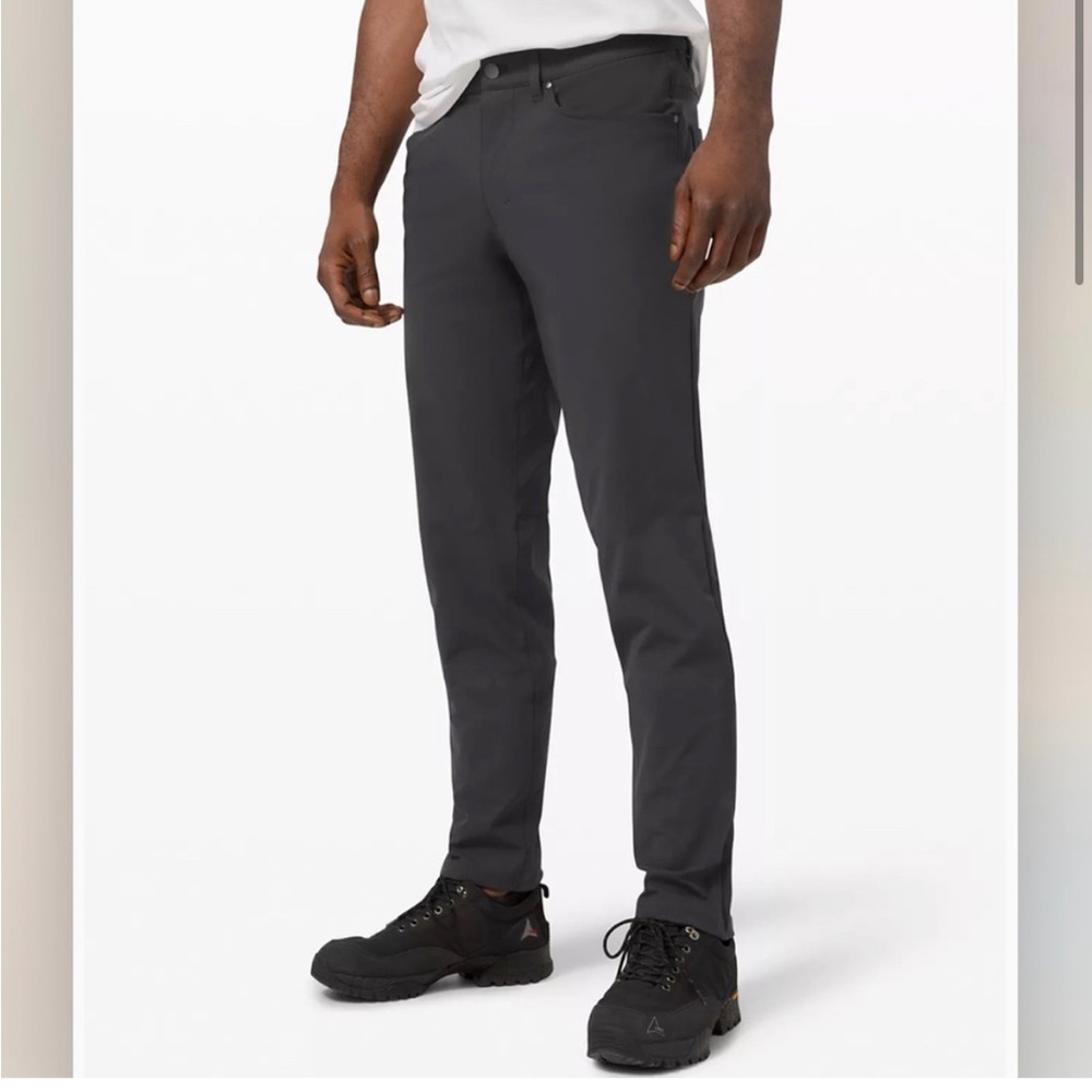Lululemon charcoal trousers. Size 32.